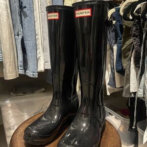 Hunter Black Rain Boots